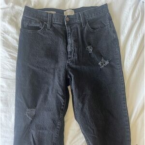 BLACK UNIVERSAL THREADS VINTAGE STRAIGHT JEAN | SIZE 10